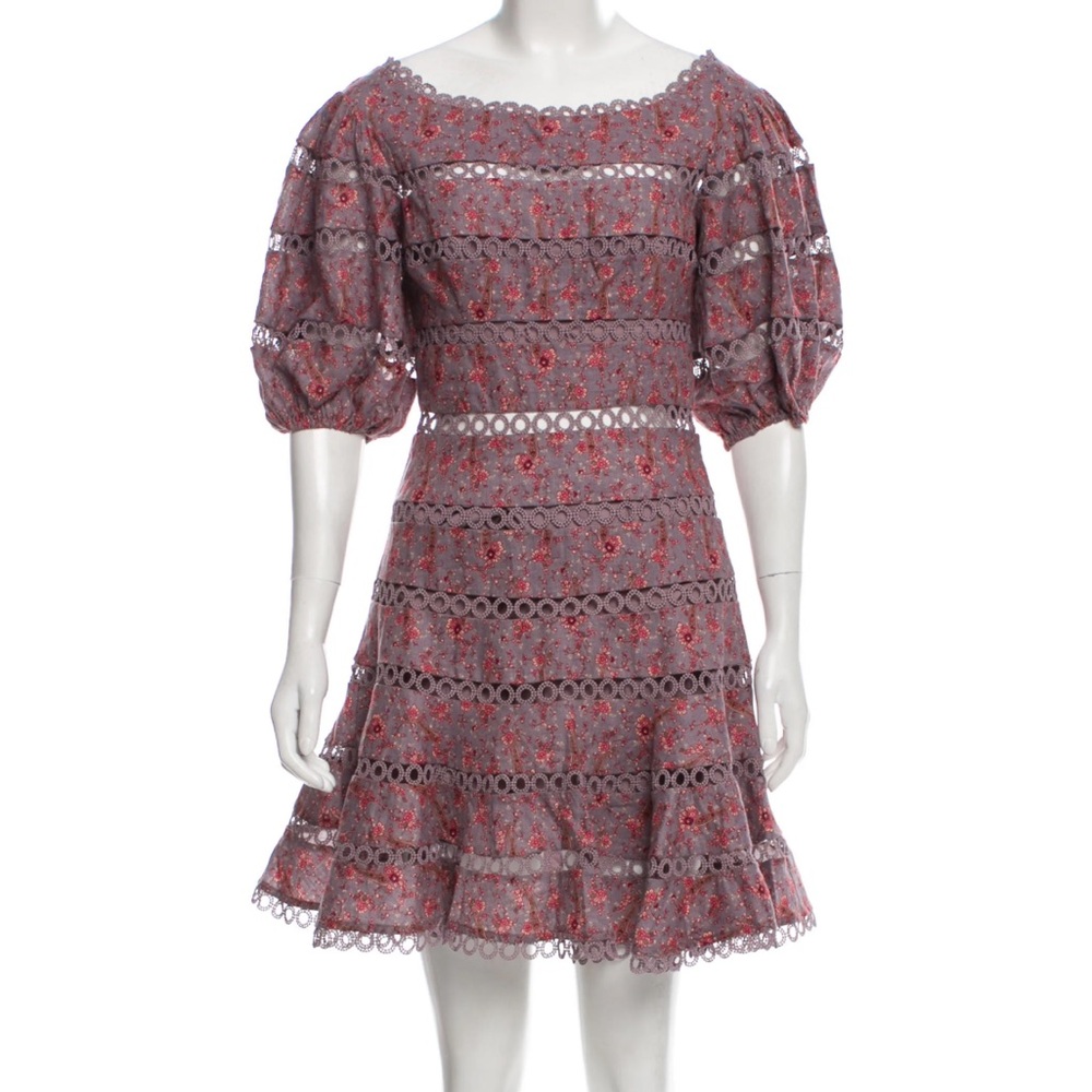 Zimmermann junioer contour ring mini dress